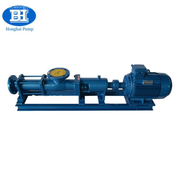 Mud slurry transfer single screw pump